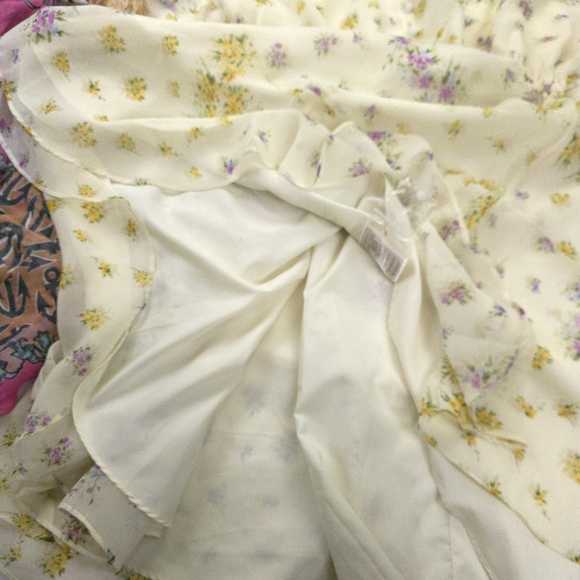 New Steve Madden Yellow Floral Dress XL - Picture 7 of 13